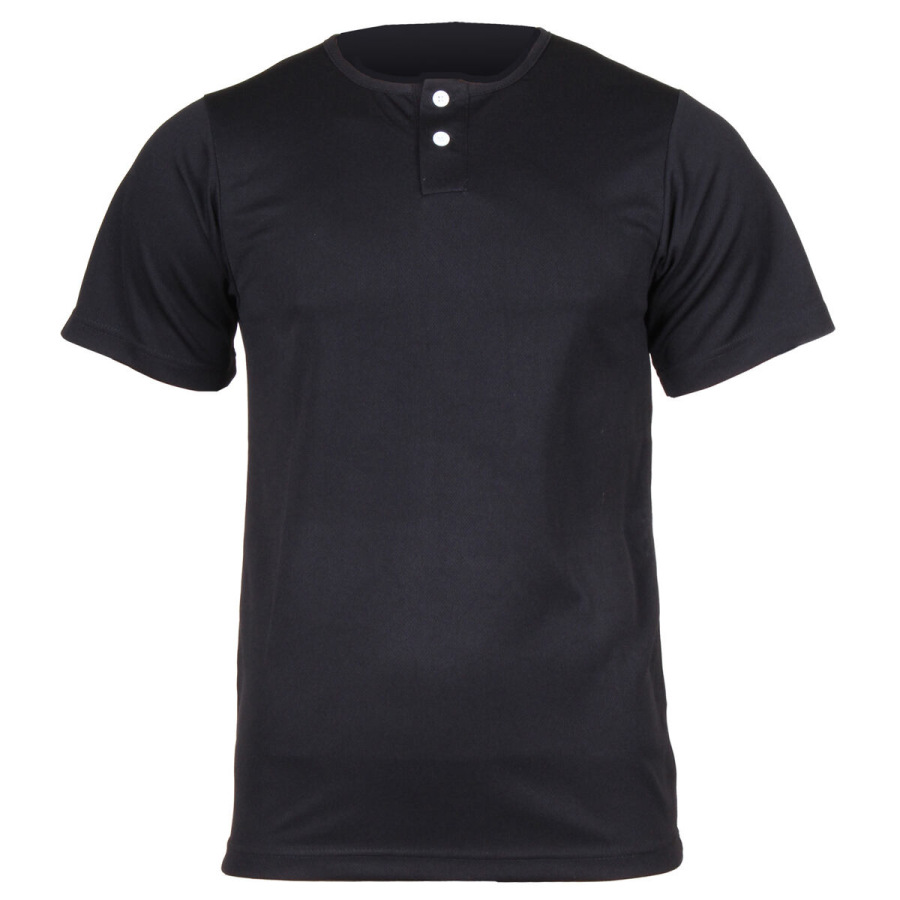 YBJ baseballový dres detský čierna