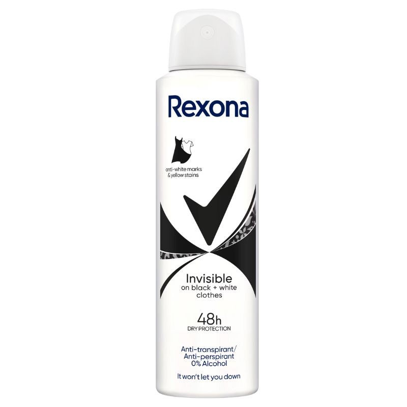 Rexona antiperspirant 150 ml Invisible Black & White