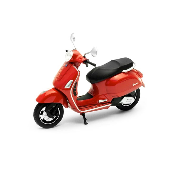 1:18 2017 vespa gts 125cc RED
