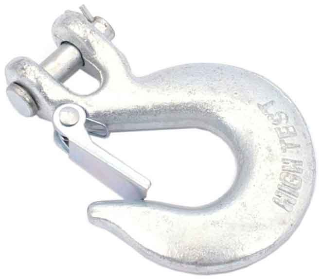 Hák stavebný so západkou, uchytenie čapom s poistkou, 1.770 kg, 5,/16", DIN311, XL-TOOLS
