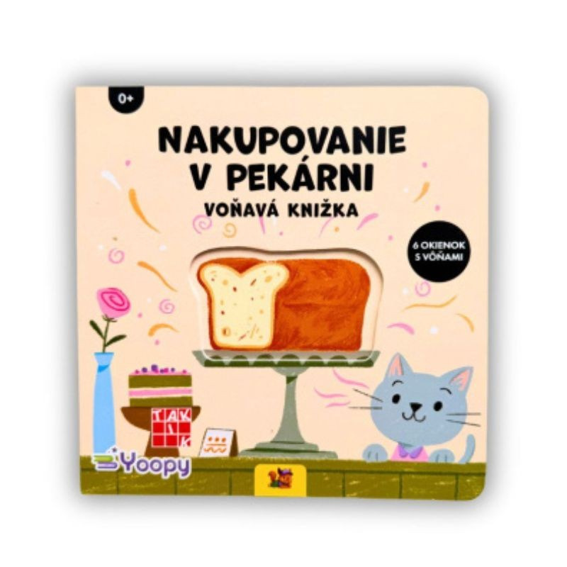 Nakupovanie v pekárni - voňavá knižka