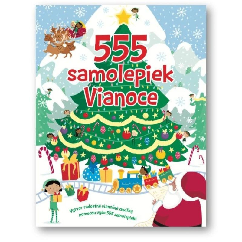 555 samolepiek - Vianoce