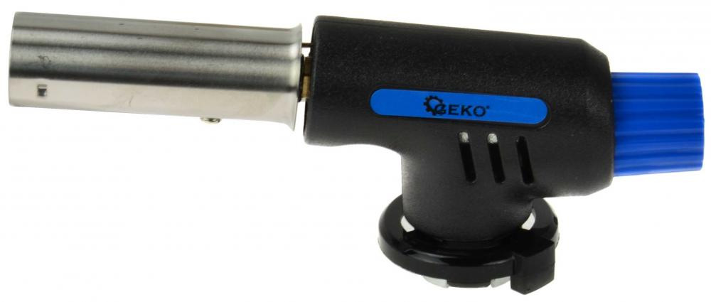 Spájkovacia lampa na plynovú kartušu 225g, piezo zapaľovanie, GEKO