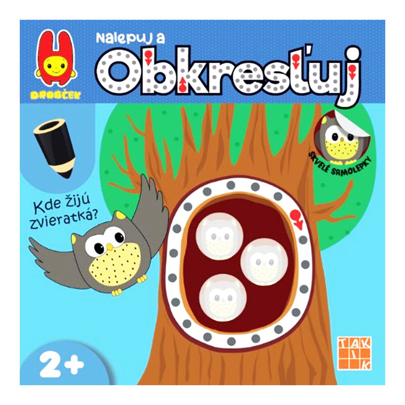 Nalepuj a obkresľuj Kde žijú zvieratká?