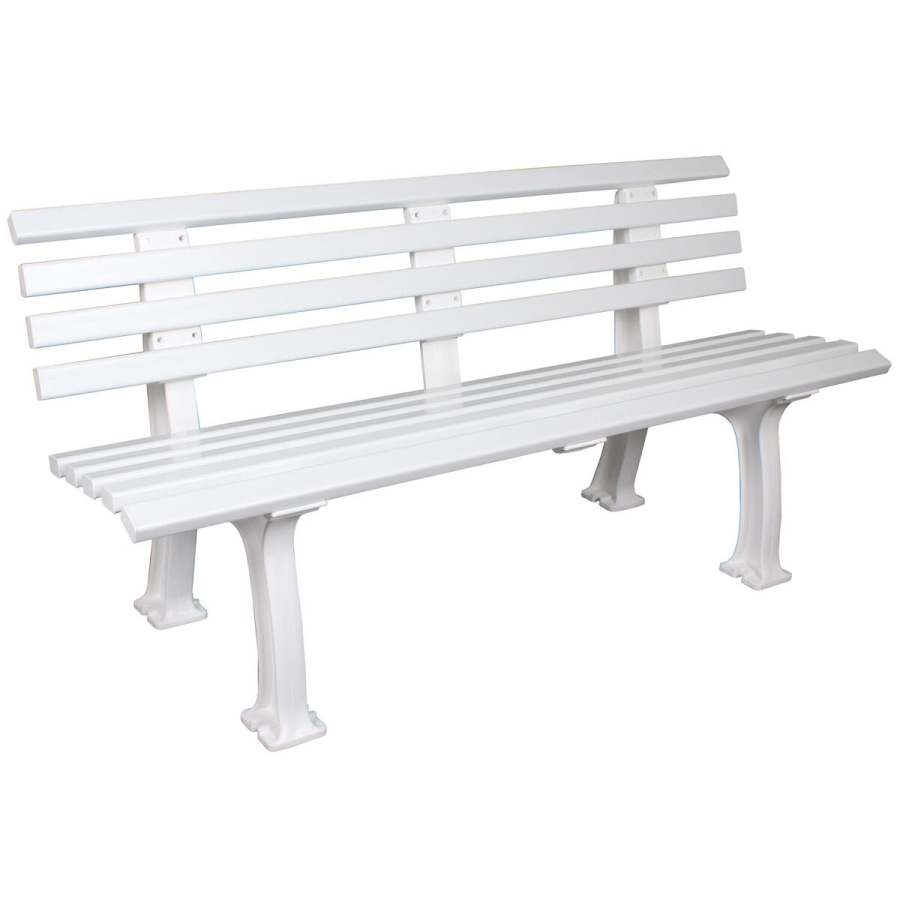 Freiburg tenisová lavička biela