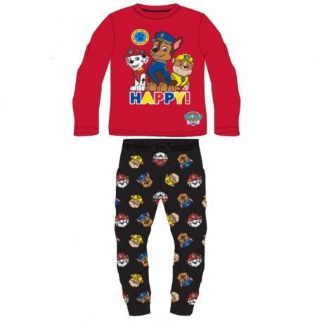 E plus M Chlapčenské bavlnené pyžamo PAW PATROL, červené - 5 rokov (110cm)