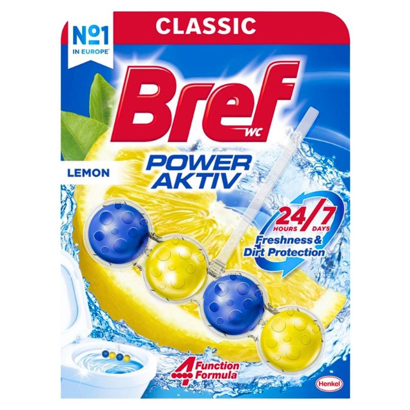 Bref Power Aktiv WC Lemon 50 g