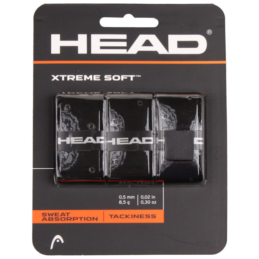XtremeSoft 3 overgrip omotávka tl. 0,5 mm čierna