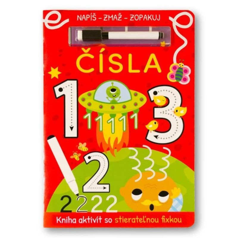 Čísla - Napíš, zmaž, zopakuj
