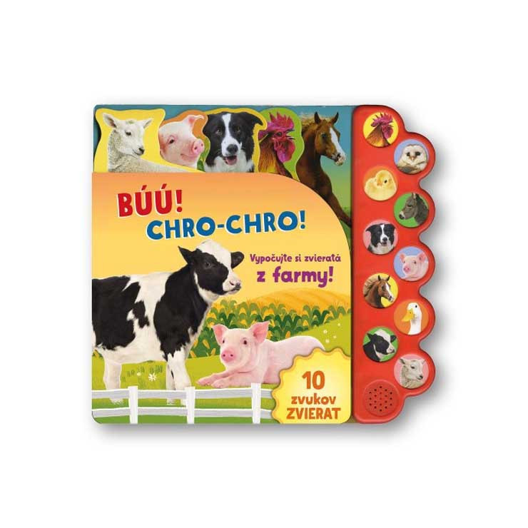 Búú! Chro-chro! Vypočujte si zvieratá z farmy!