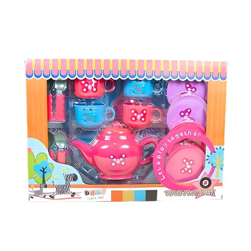 Plastový čajový set