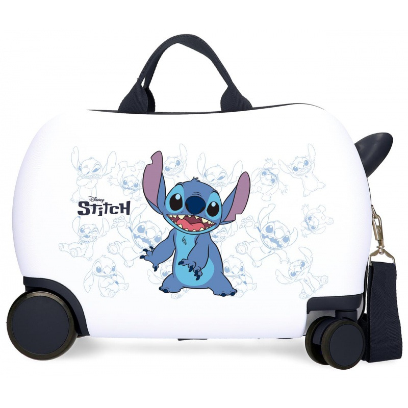 Detský cestovný kufor / odrážadlo Lilo & Stitch Happy, 25L, 4381042