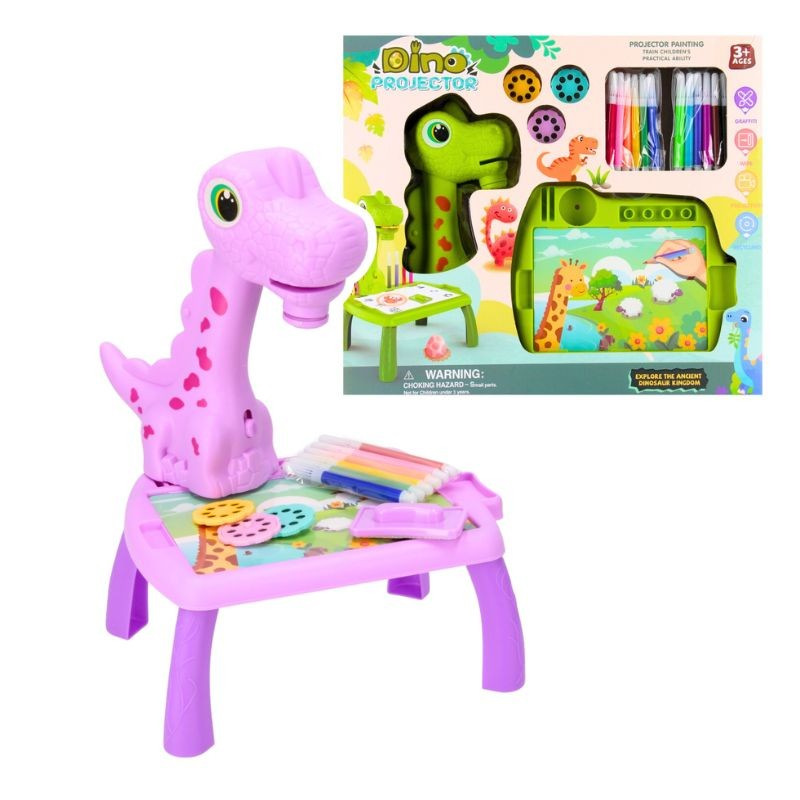 Dino kresliaci projektor s príslušenstvom