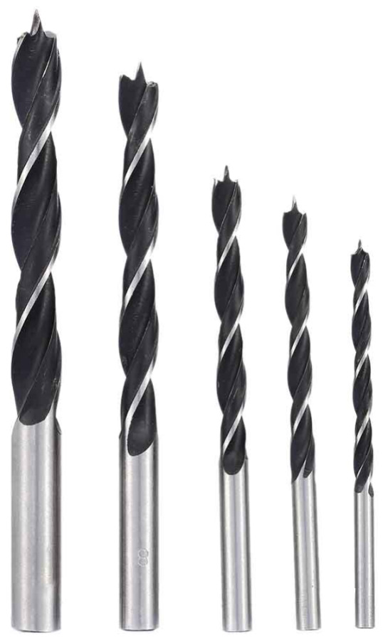 Sada vrtákov do dreva 4, 5, 6, 8, 10, 5-dielna, GEKO