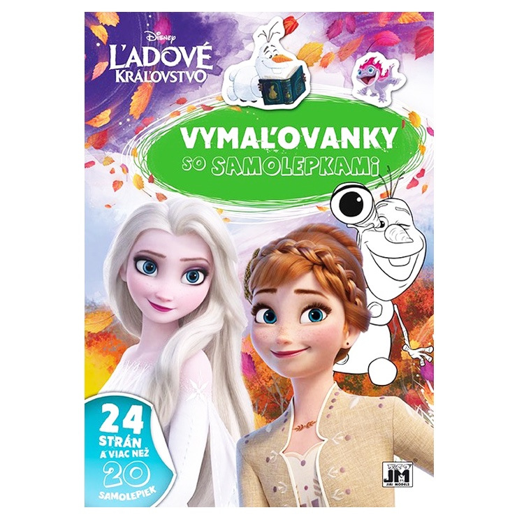 Omaľovánka Ľadové kráľovstvo 3 so samolepkami