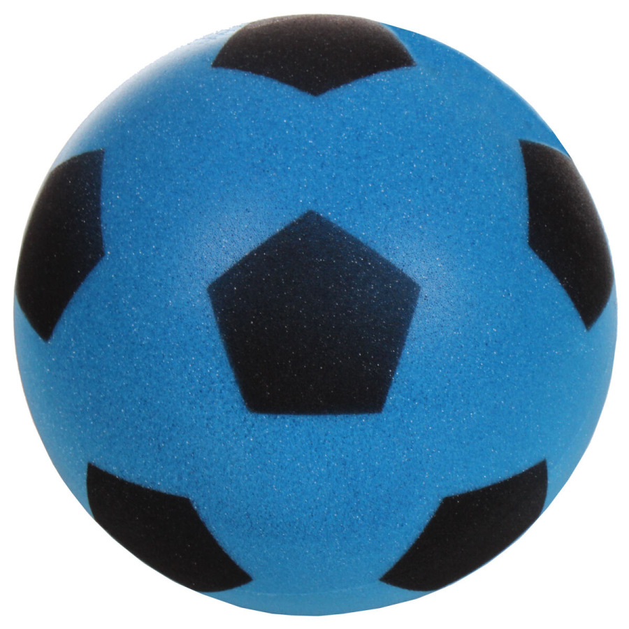 Silent Soccer 18 penová lopta modrá