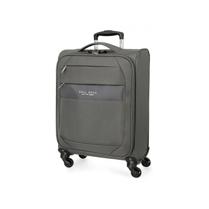 Príručný textilný kufor (small) 55x40x20 cm – Roll Road Royce Grey, 39L, 5019122