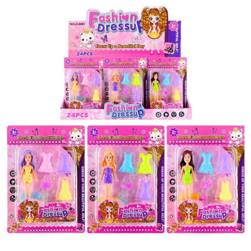 Obliekacia bábika s doplnkami