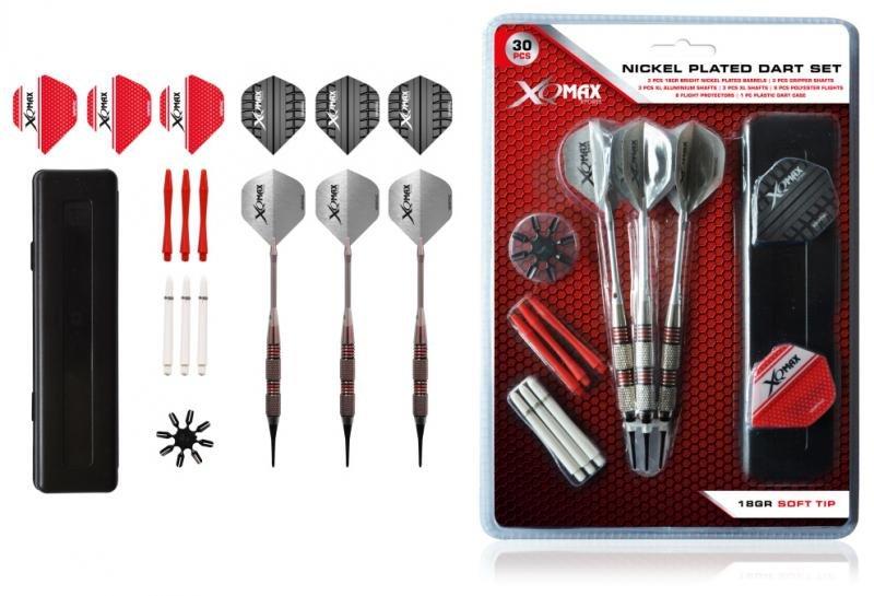 Obrázok Sada XQMax SET šipky 18g soft + příslušenství