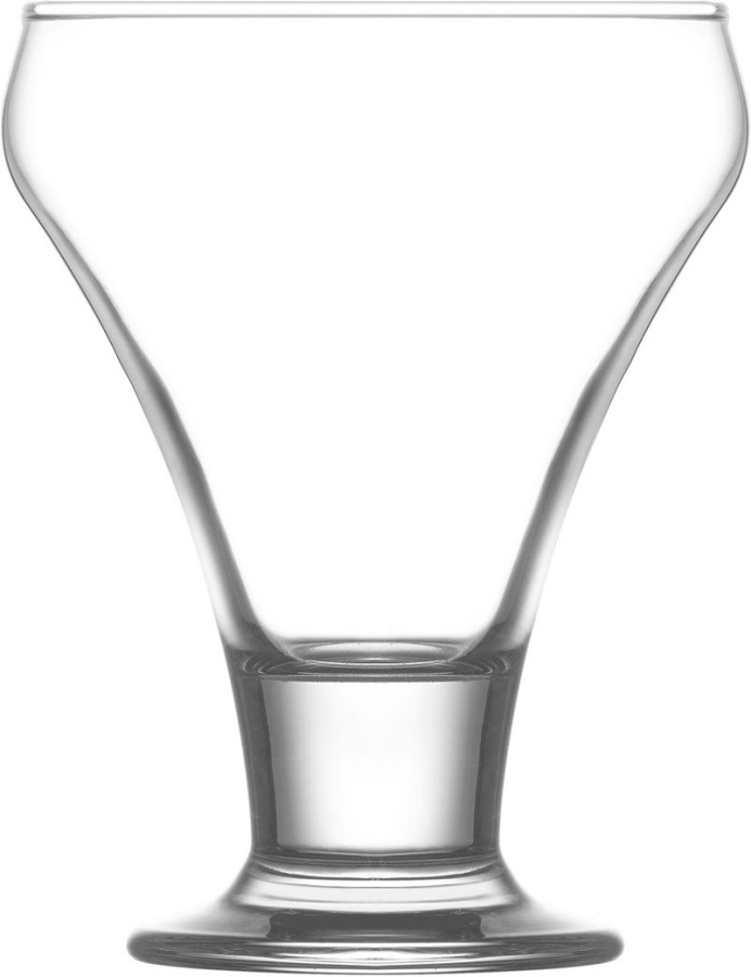 Pohár Frosty, LAV, sklenený, na zmrzlinu, 305 ml, 91x123 mm, bal. 6 ks