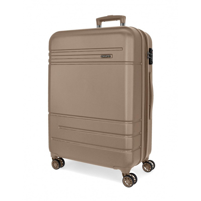 ABS cestovný kufor Movom Galaxy Champagne, 68x48x27cm, 72L, 5989263 (medium exp.)