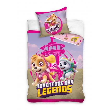 Obrázok CARBOTEX -  CARBOTEX Obojstranné obliečky PAW PATROL Legends, 140/200+70/90, PAW203008