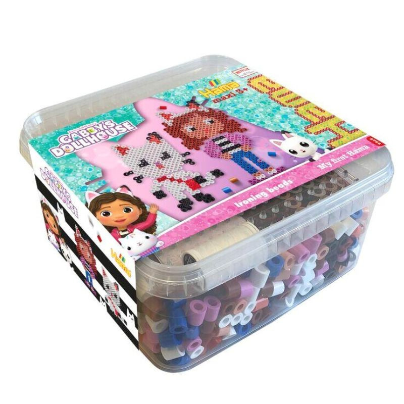 Zažehľovacie korálky v boxe Gabby MAXI - 900ks