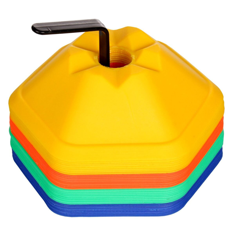 Hex Marker 2in méty sada 4x8 ks mix farieb