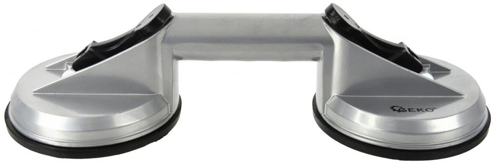 Prísavka hliníková na sklo 2 x 115 mm, nosnosť 70 kg, GEKO