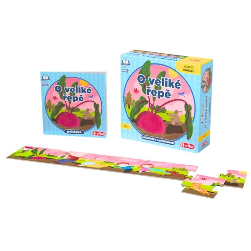 O veľkej repe - skladačka s rozprávkou