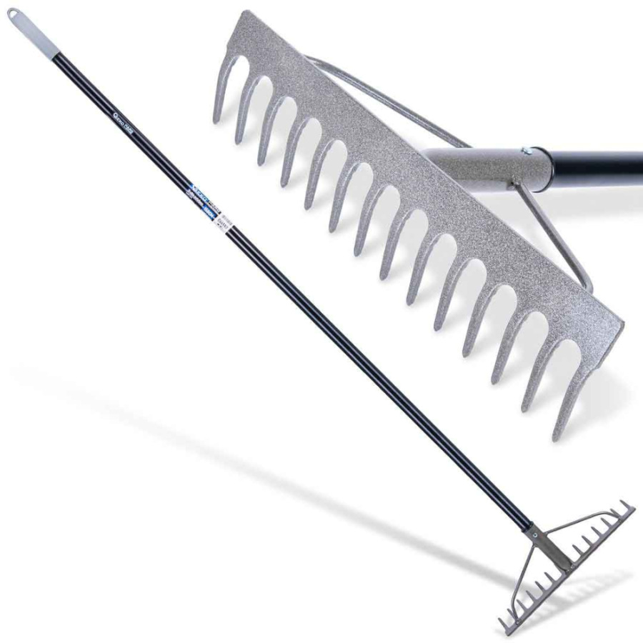Kovové hrable 14-zubové 150cm HARD-LINE, GEKO