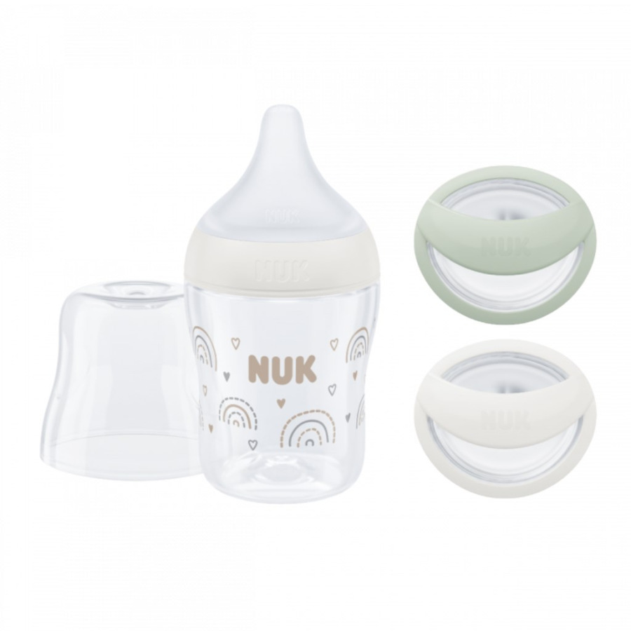Dojčenská fľaša NUK Perfect Match Newborn Gift set 150 ml