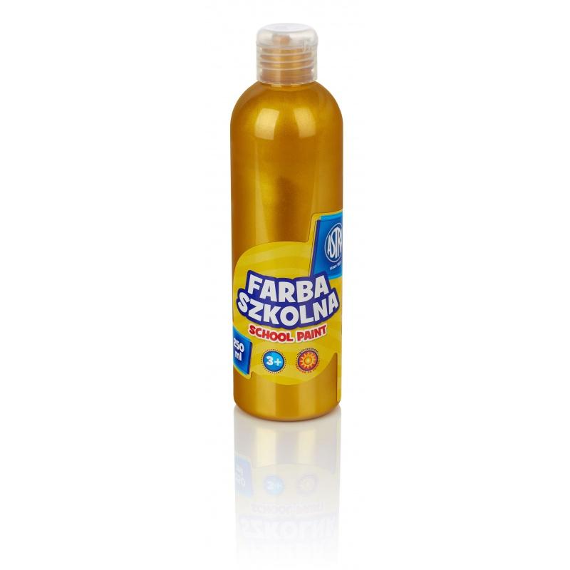 Obrázok ASTRA -  ASTRA Temperová farba posterová 250ml Metalická Zlatá, 301217033