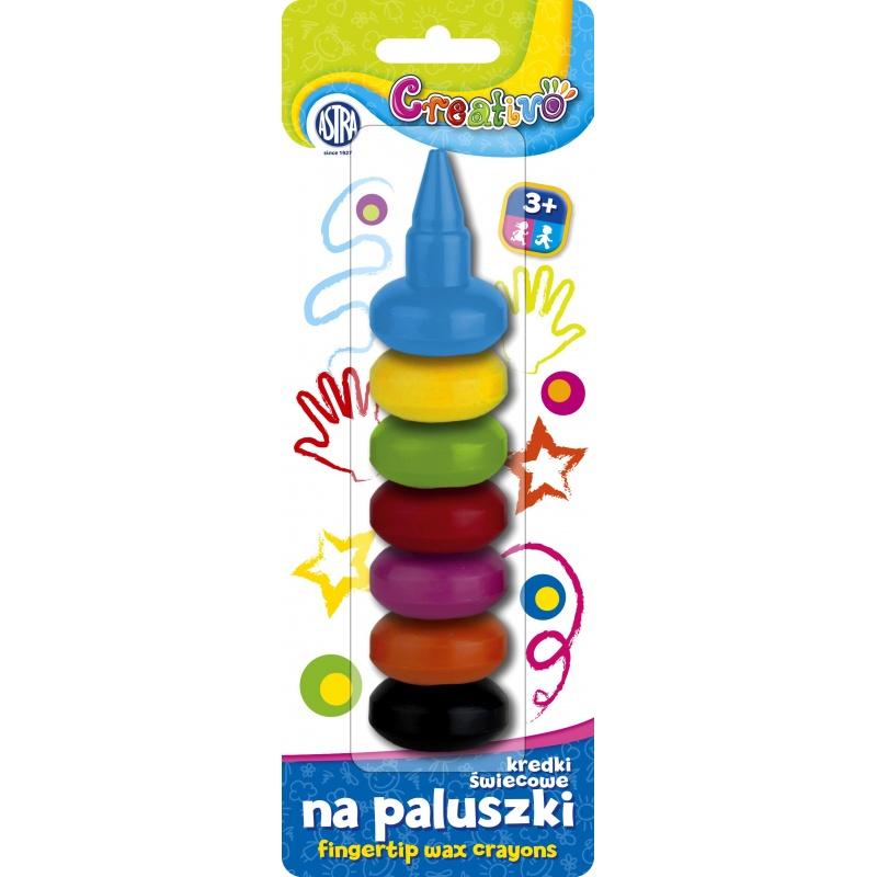 Obrázok ASTRA -  CREATIVO Voskové farbičky pre najmenších PRSTÍKY, 311113003