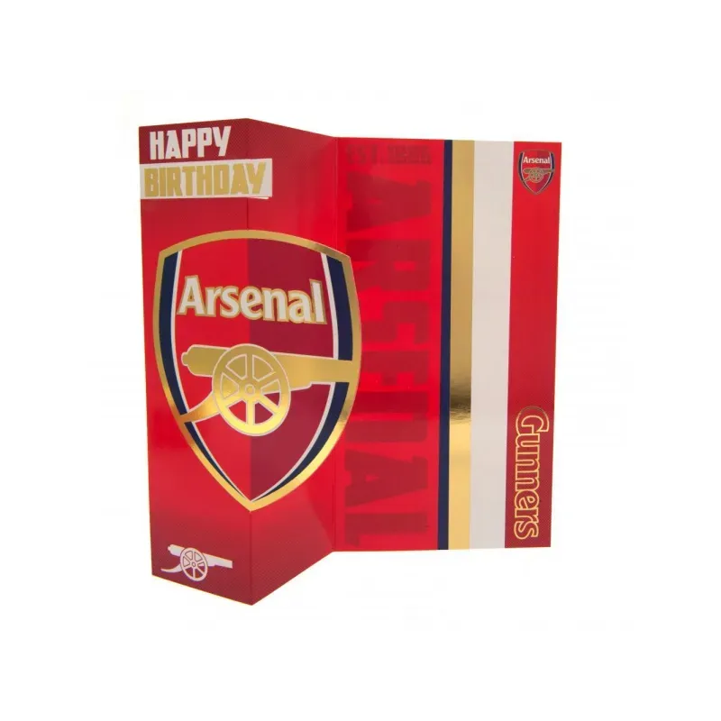 FOREVER COLLECTIBLES Narodeninové blahoželanie v obálke ARSENAL F.C. Birthday Card