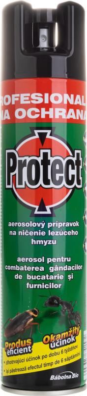 Sprej PROTECT, aerosol, na ničenie lezúceho hmyzu, 400 ml