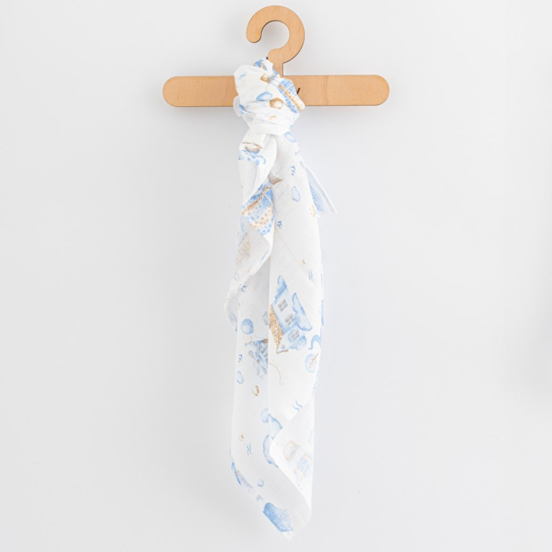 Bavlnené plienky s potlačou New Baby 70x80 cm 3 ks CHLAPEC 2