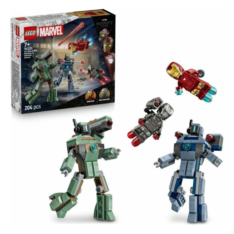 LEGO Marvel Iron Man a War Machine vs. Hammerove Drony