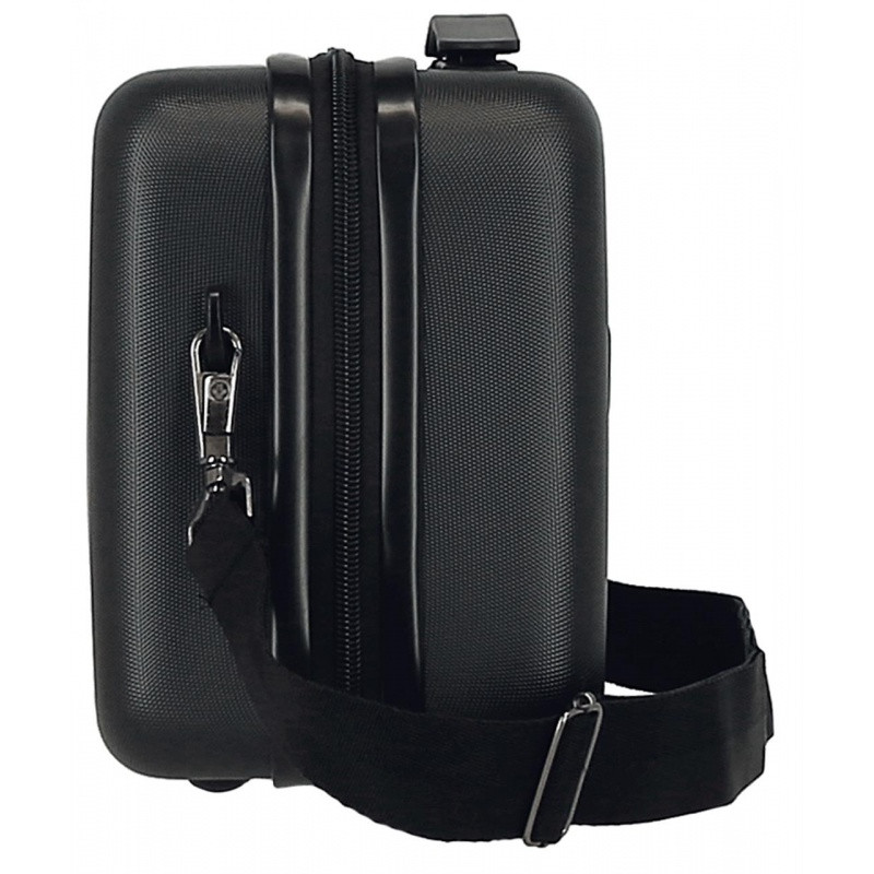 MOVOM Wood Black, Cestovný kozmetický príručný kufrík, 21x29x15cm, 9L, 5313961 3