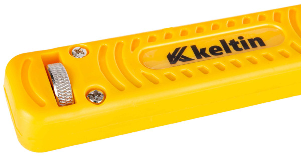 Nôž elektrikársky na odizolovanie káblov s ohnutou čepeľou 8-28 mm, KELTIN 5