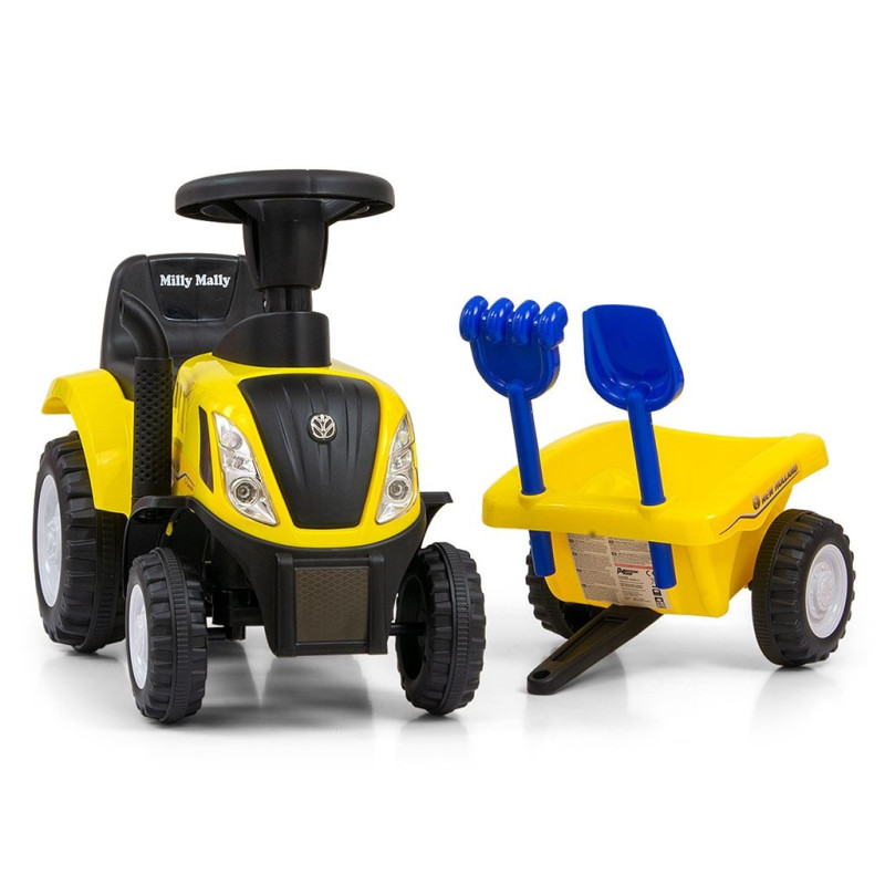Odrážadlo NEW HOLLAND T7 TRAKTOR Milly Mally žlté 3
