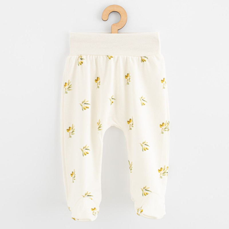 Dojčenské polodupačky z organickej bavlny New Baby Olivy 62 (3-6m)