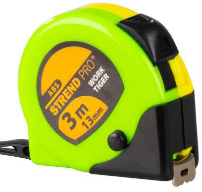 Meter Strend Pro WorkTiger YD23, 3 m, 13 mm, zvinovací, ABS