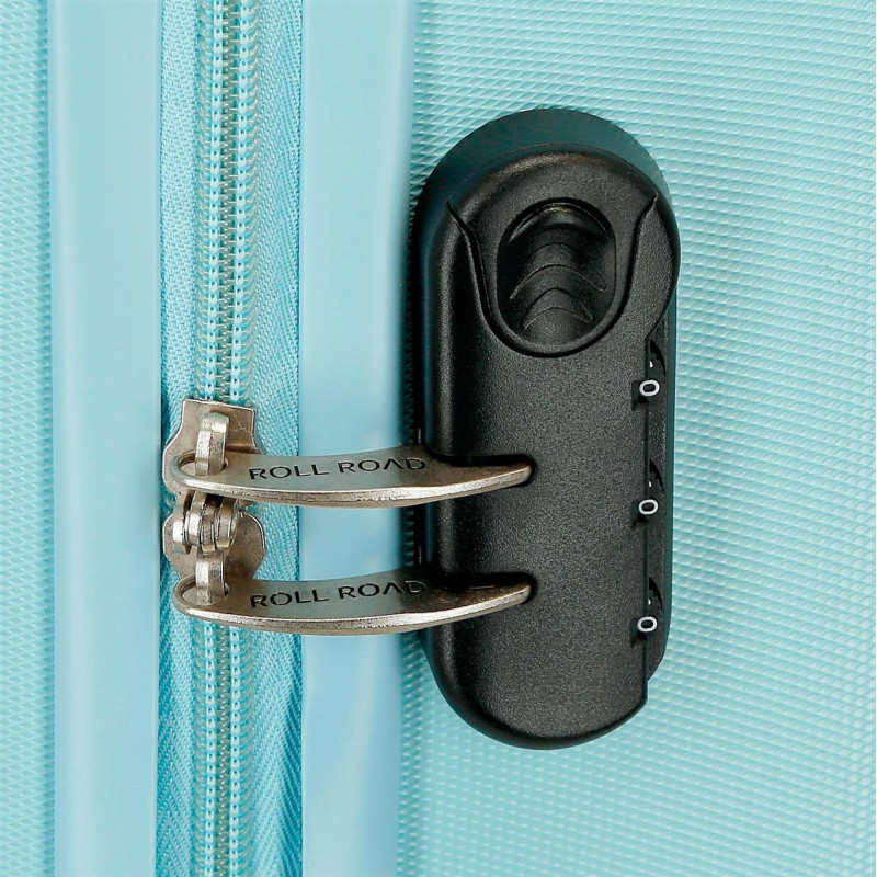 ROLL ROAD Flex Light Blue, Príručný mini cestovný kufor, 40x30x20cm, 24L,584996E 7