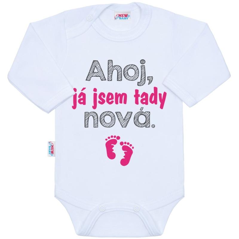 Body s potlačou New Baby Ahoj, já jsem tady nová. 50