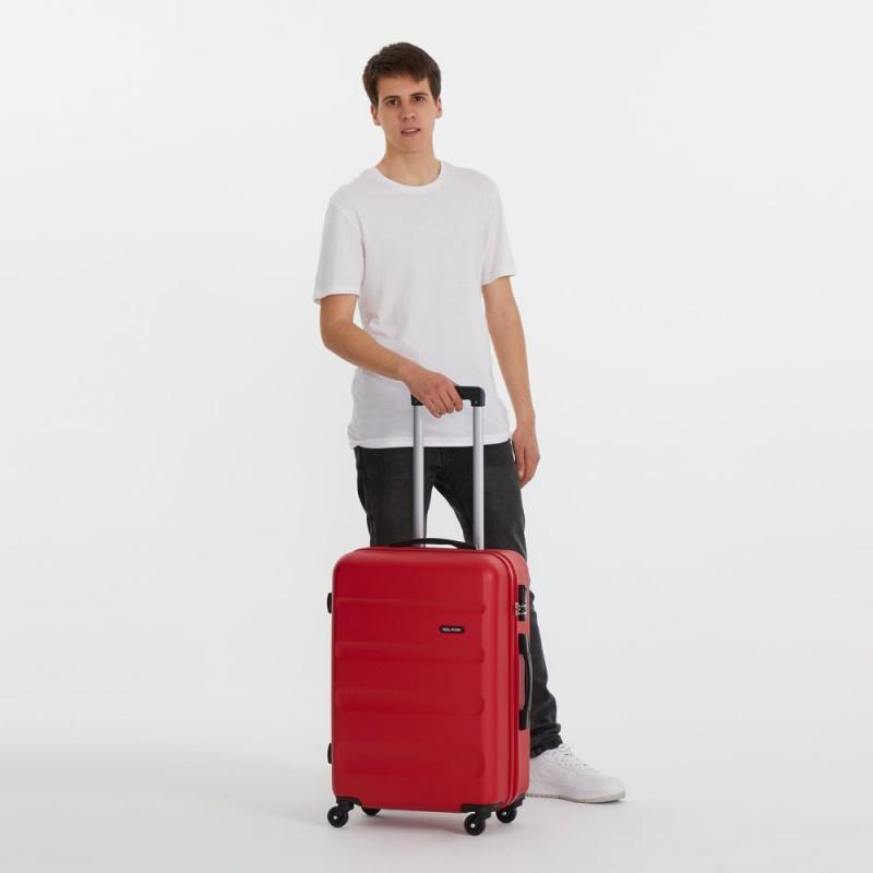 ROLL ROAD Flex Red, ABS Cestovný kufor, 65x46x23cm, 56L, 5849264 (medium)