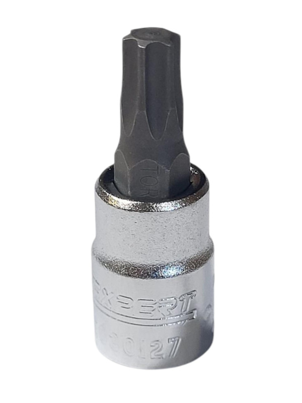 Hlavica Expert E030127, T30 mm, TORX, zástrčná, 1/4"