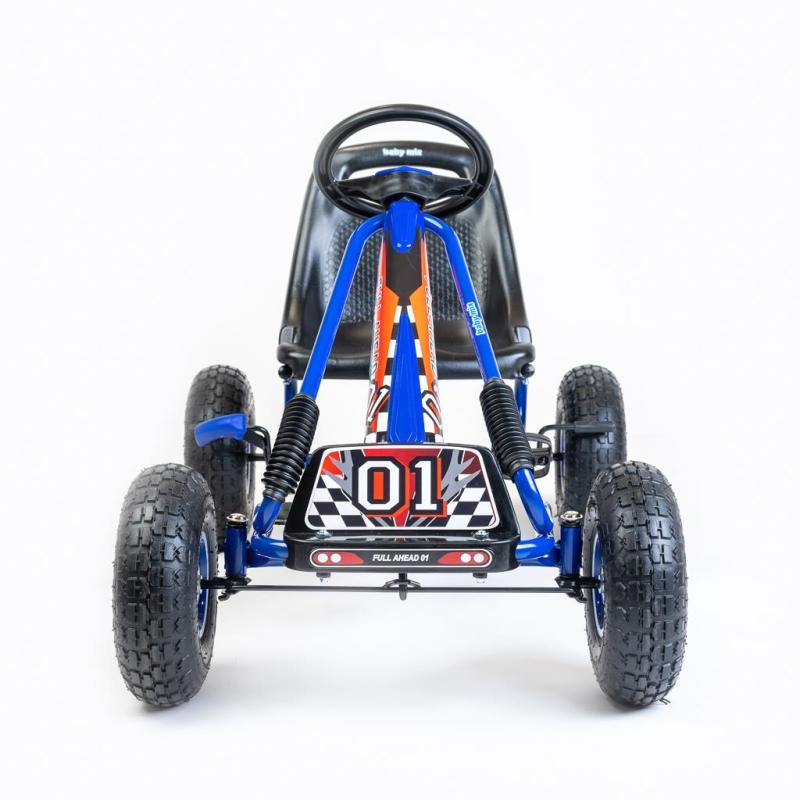 Detská šliapacia motokára Go-kart Baby Mix Razor modrá