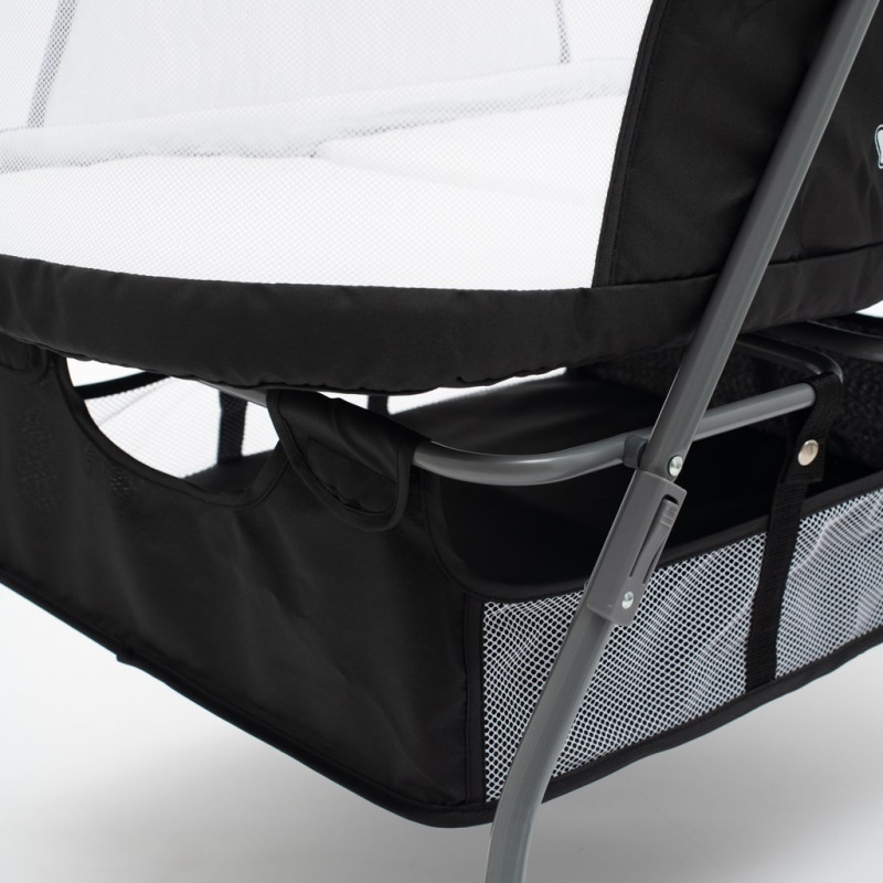 Skladacia postieľka-kolíska DreamyNest Baby Mix čierna 2