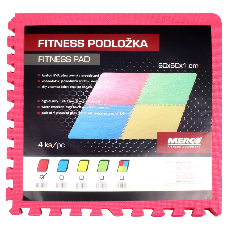 Colored Puzzle fitness podložka mix farieb 2